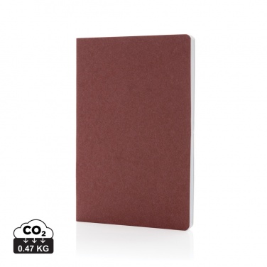 Logo trade advertising products picture of: Salton A5 GRS certified recycled paper notebook