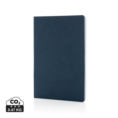 Logo trade promotional product photo of: Salton A5 GRS certified recycled paper notebook