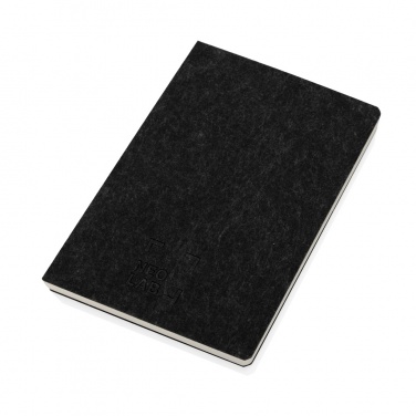 Logotrade promotional merchandise photo of: Phrase GRS certified recycled felt A5 notebook