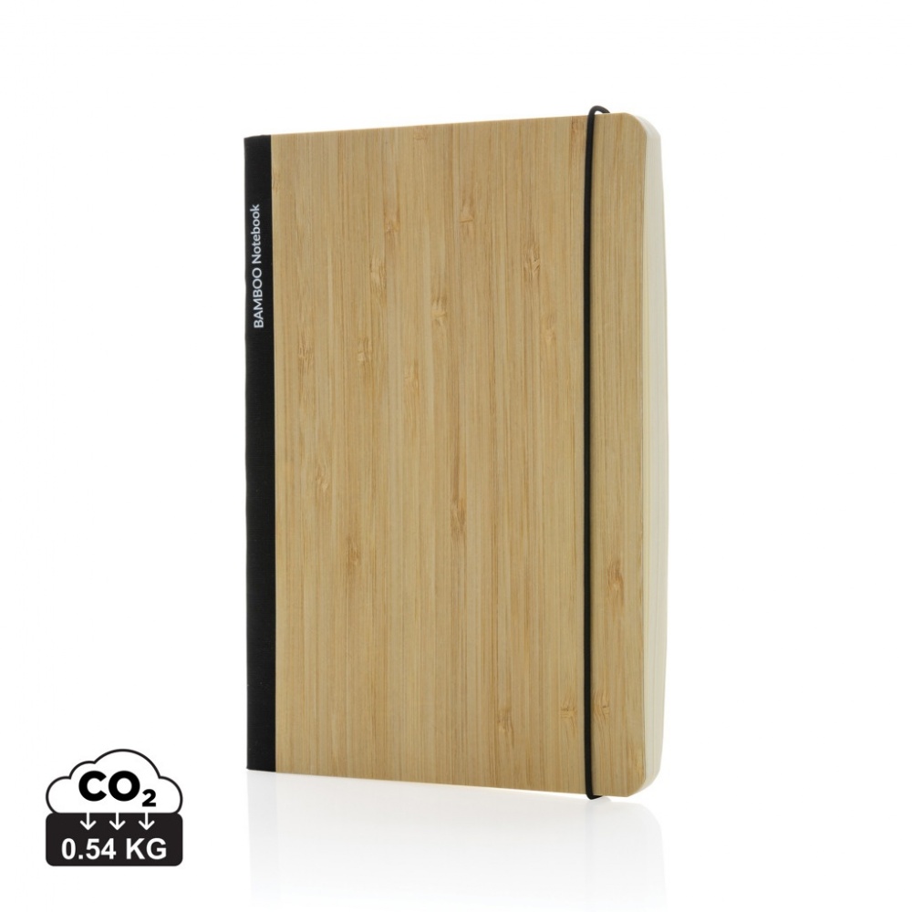 Logo trade promotional products picture of: Scribe bamboo A5 Notebook