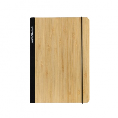 Logo trade promotional gift photo of: Scribe bamboo A5 Notebook