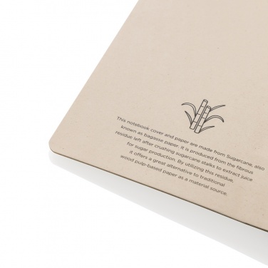 Logotrade corporate gift image of: Stylo Sugarcane paper A5 Notebook