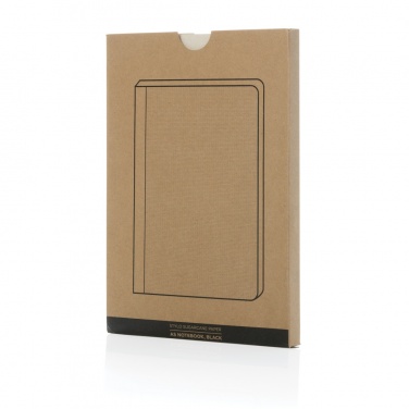 Logo trade promotional merchandise picture of: Stylo Sugarcane paper A5 Notebook