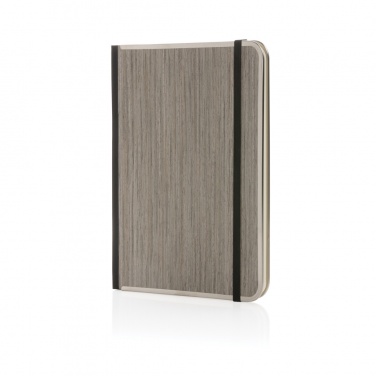 Logotrade promotional gift image of: Treeline A5 wooden cover deluxe notebook