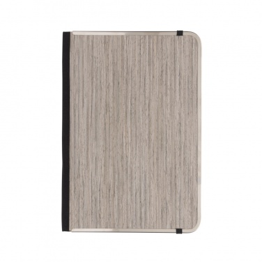 Logotrade promotional gift picture of: Treeline A5 wooden cover deluxe notebook