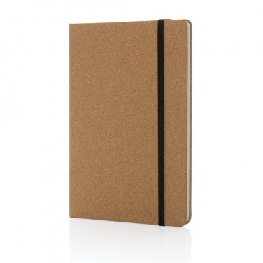 Logo trade promotional giveaways picture of: Stoneleaf A5 cork and stonepaper notebook