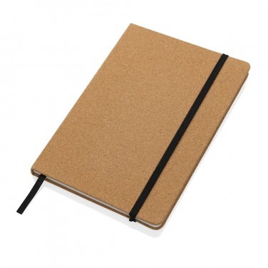 Logo trade advertising product photo of: Stoneleaf A5 cork and stonepaper notebook