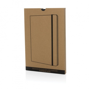 Logotrade promotional products photo of: Craftstone A5 recycled kraft and stonepaper notebook