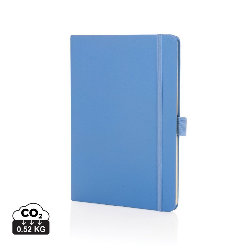 Logo trade promotional merchandise image of: Sam A5 RCS certified bonded leather classic notebook