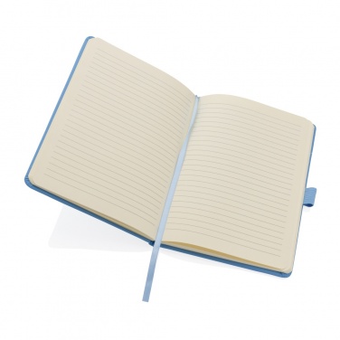 Logo trade promotional merchandise image of: Sam A5 RCS certified bonded leather classic notebook