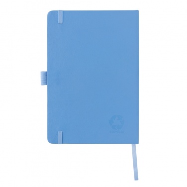 Logo trade promotional product photo of: Sam A5 RCS certified bonded leather classic notebook