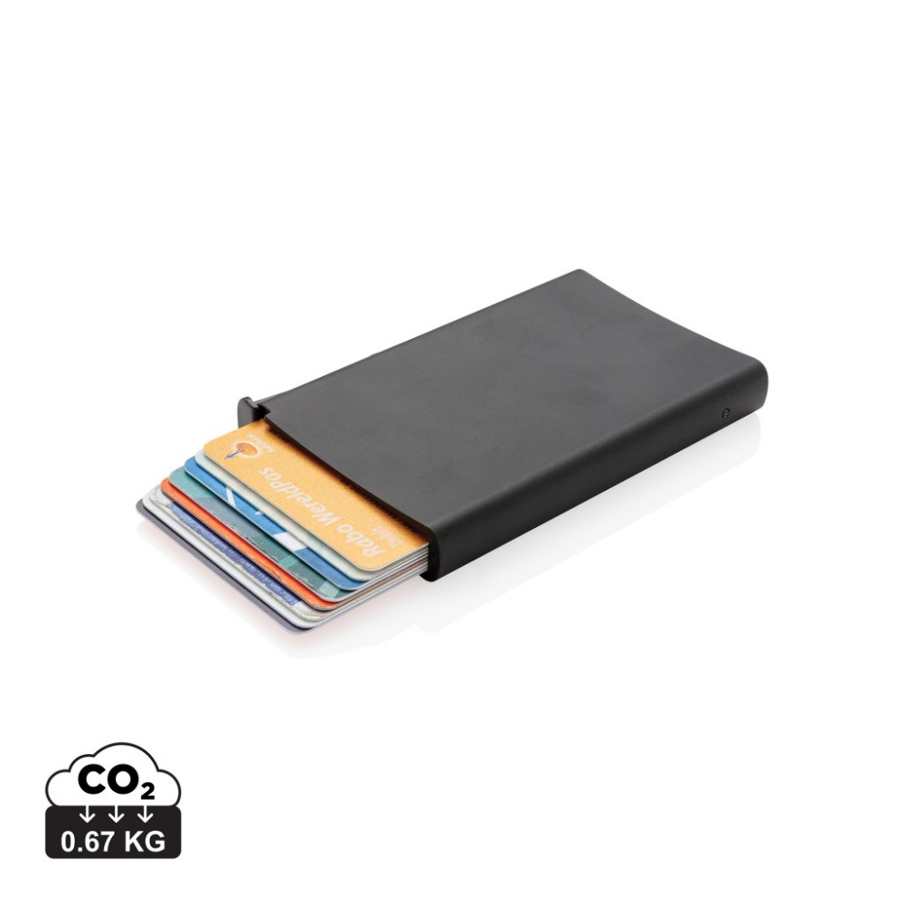 Logo trade promotional products image of: Standard aluminium RFID cardholder