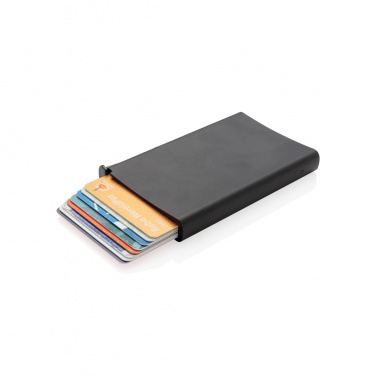 Logo trade business gift photo of: Standard aluminium RFID cardholder