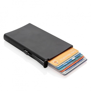 Logo trade promotional giveaway photo of: Standard aluminium RFID cardholder