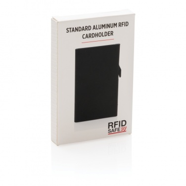 Logo trade advertising product photo of: Standard aluminium RFID cardholder