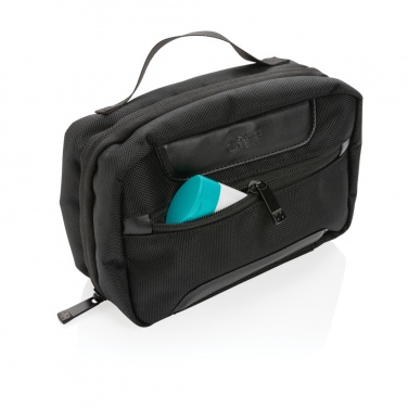 Logotrade promotional gift picture of: Swiss Peak AWARE™ RPET Voyager toiletry bag