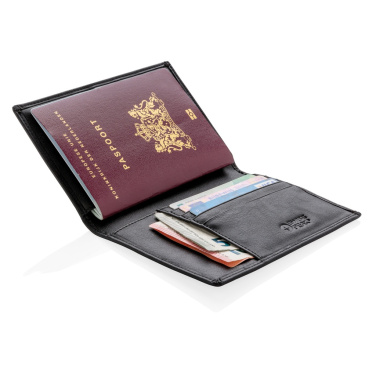 Logo trade promotional merchandise picture of: RFID anti-skimming passport holder