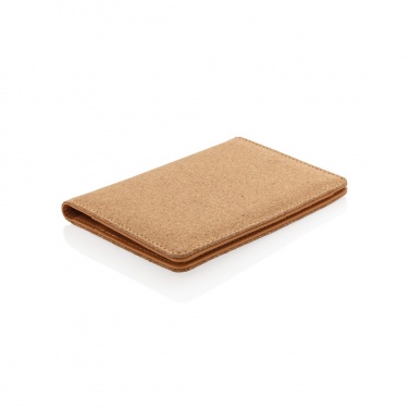 Logo trade promotional giveaways image of: Cork secure RFID passport cover