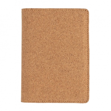 Logo trade corporate gifts image of: Cork secure RFID passport cover