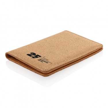 Logo trade promotional merchandise image of: Cork secure RFID passport cover