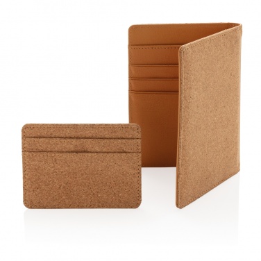 Logo trade advertising product photo of: Cork secure RFID passport cover