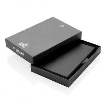 Logo trade corporate gifts image of: C-Secure aluminium RFID card holder