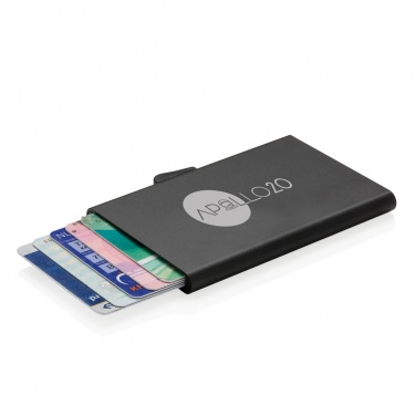 Logo trade advertising products picture of: C-Secure aluminium RFID card holder