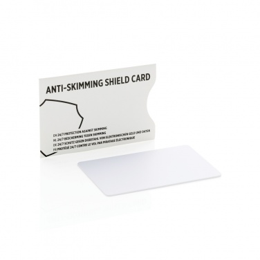 Logotrade promotional merchandise image of: Anti-skimming RFID shield card with active jamming chip