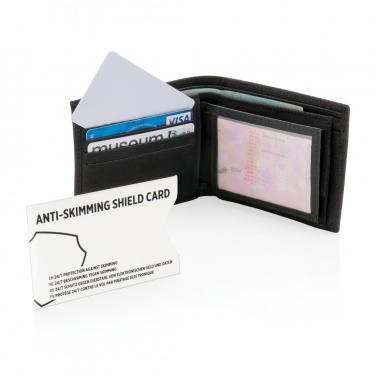 Logo trade promotional items image of: Anti-skimming RFID shield card with active jamming chip