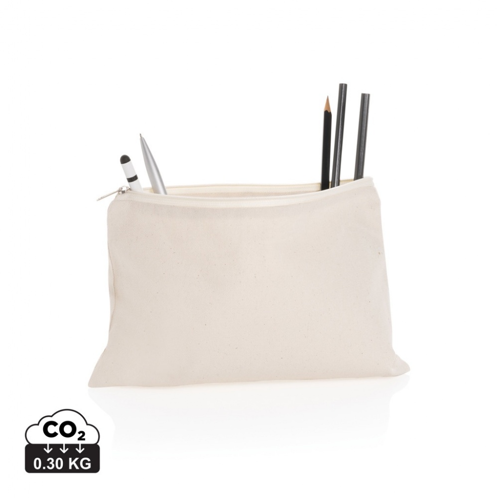 Logo trade promotional products picture of: Impact Aware™ 285 gsm rcanvas pencil case undyed