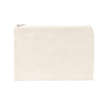 Logo trade promotional items image of: Impact Aware™ 285 gsm rcanvas pencil case undyed