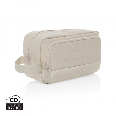 Logo trade promotional products image of: Armond AWARE™ RPET toiletry bag