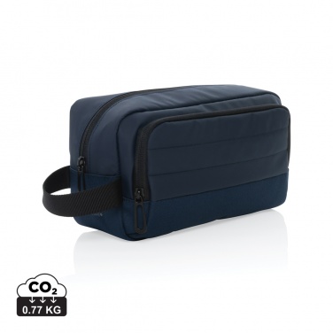 Logo trade corporate gift photo of: Armond AWARE™ RPET toiletry bag