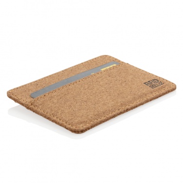 Logo trade promotional items image of: Cork secure RFID slim wallet