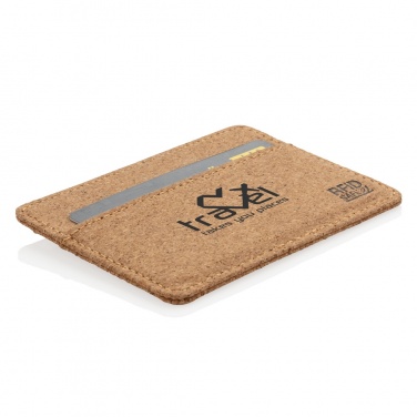 Logo trade promotional giveaway photo of: Cork secure RFID slim wallet