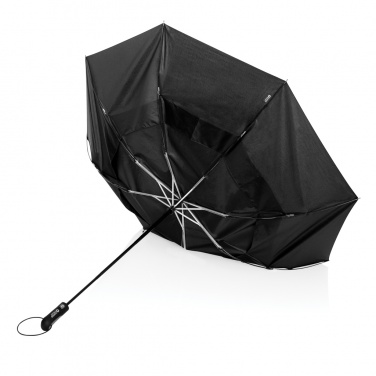 Logo trade advertising product photo of: Swiss Peak Aware™ Tornado 27” pocket storm umbrella