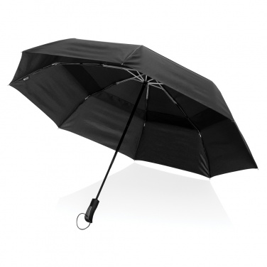 Logo trade promotional merchandise image of: Swiss Peak Aware™ Tornado 27” pocket storm umbrella