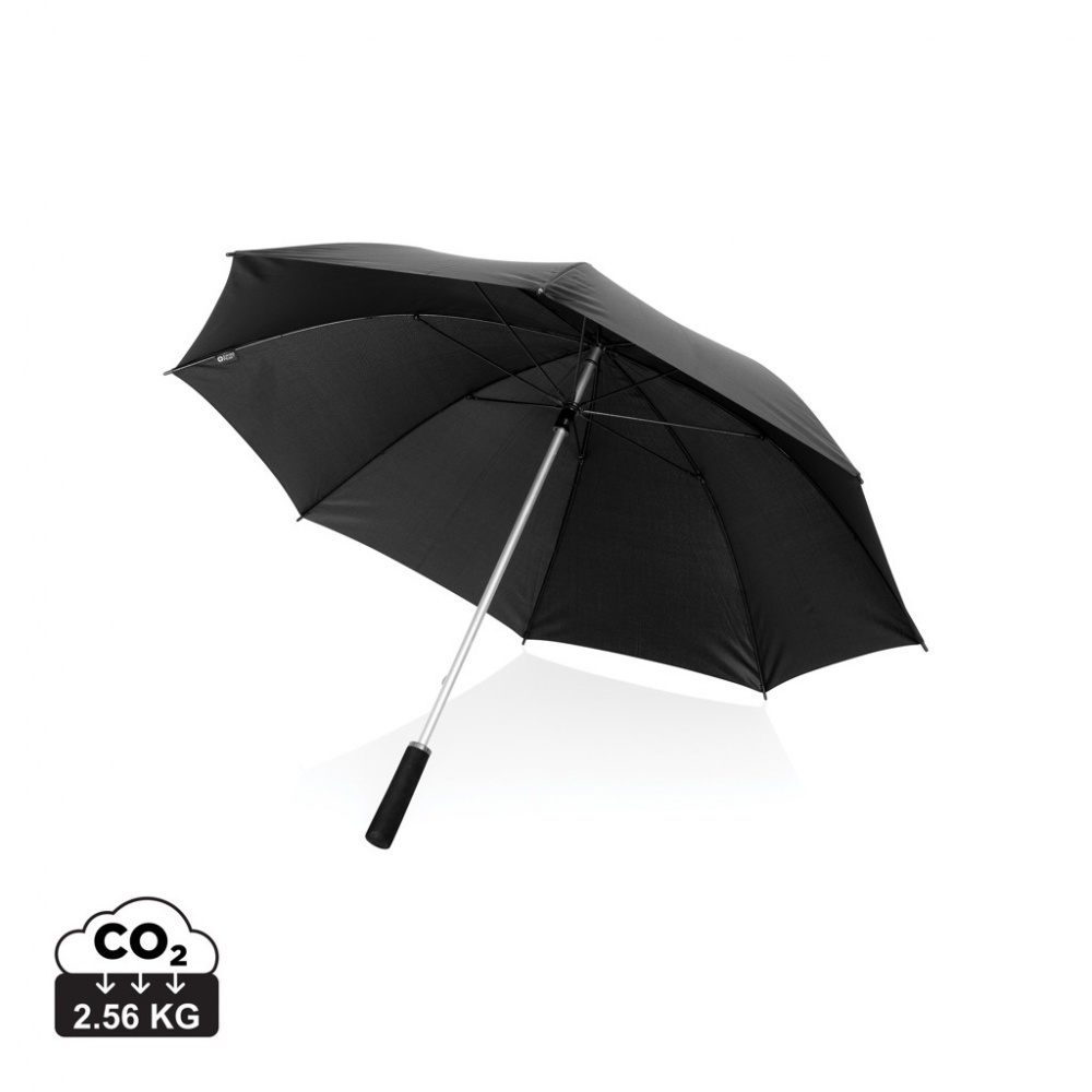 Logo trade advertising product photo of: Swiss Peak Aware™ Ultra-light manual 25” Alu umbrella