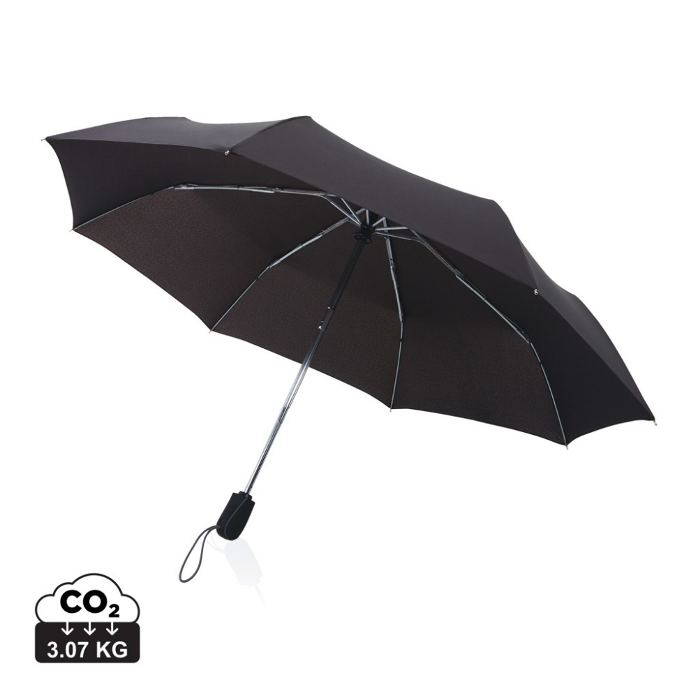 Logo trade advertising products picture of: Swiss Peak AWARE™ Traveller 21” automatic umbrella