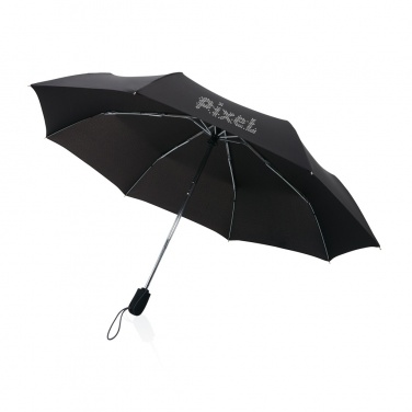 Logo trade promotional giveaways image of: Swiss Peak AWARE™ Traveller 21” automatic umbrella