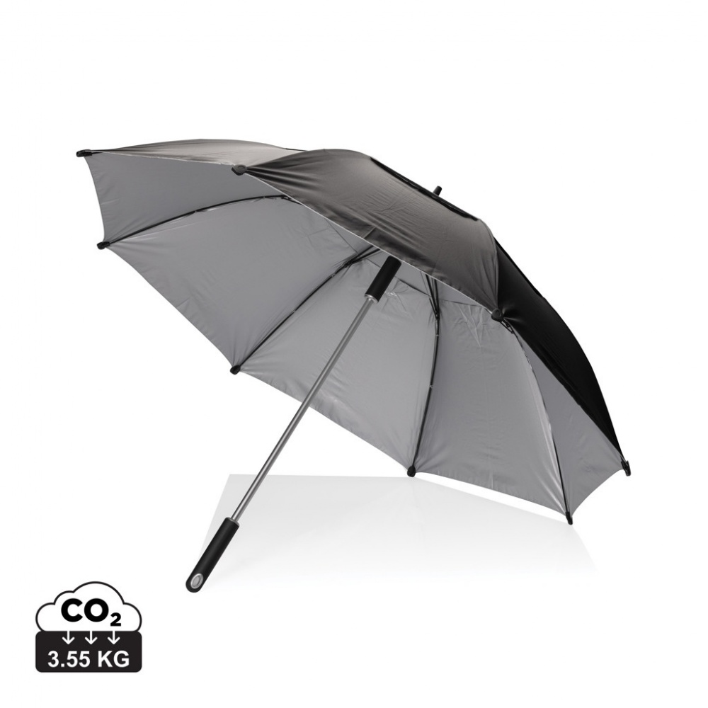 Logo trade promotional giveaways image of: AWARE™ 27' Hurricane storm umbrella