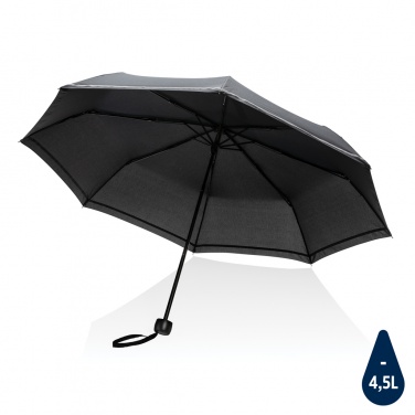 Logo trade corporate gift photo of: 20.5"Impact AWARE™ RPET 190T pongee mini reflective umbrella