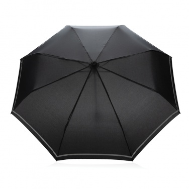 Logo trade promotional items picture of: 20.5"Impact AWARE™ RPET 190T pongee mini reflective umbrella