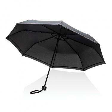 Logotrade promotional merchandise photo of: 20.5"Impact AWARE™ RPET 190T pongee mini reflective umbrella