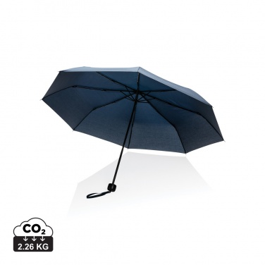 Logo trade promotional products image of: 20.5" Impact AWARE™ RPET 190T mini umbrella