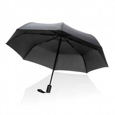 Logo trade promotional giveaways image of: 21" Impact AWARE™ RPET 190T auto open/close umbrella