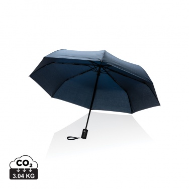 Logo trade promotional merchandise picture of: 21" Impact AWARE™ RPET 190T auto open/close umbrella