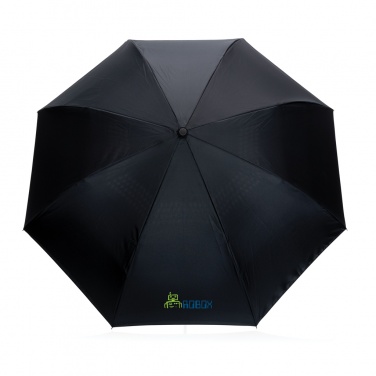 Logo trade promotional giveaways image of: 23" Impact AWARE™ RPET 190T reversible umbrella