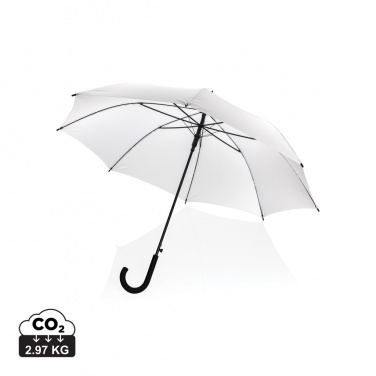 Logo trade business gift photo of: 23" Impact AWARE™ RPET 190T standard auto open umbrella