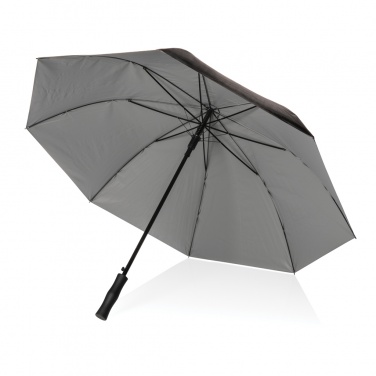 Logo trade promotional product photo of: 27" Impact AWARE™ RPET 190T dual colour auto open umbrella